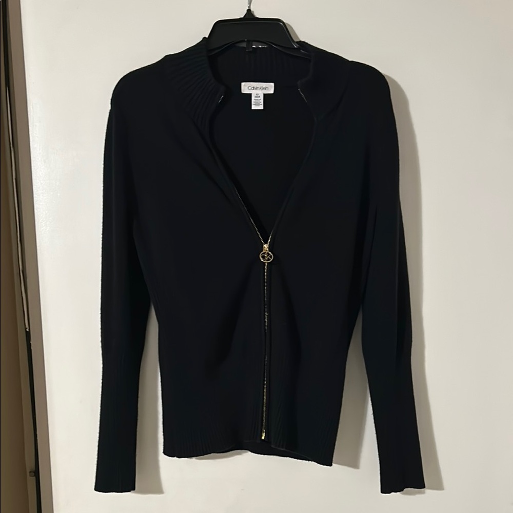 Calvin Klein Black Cardigan Sweater